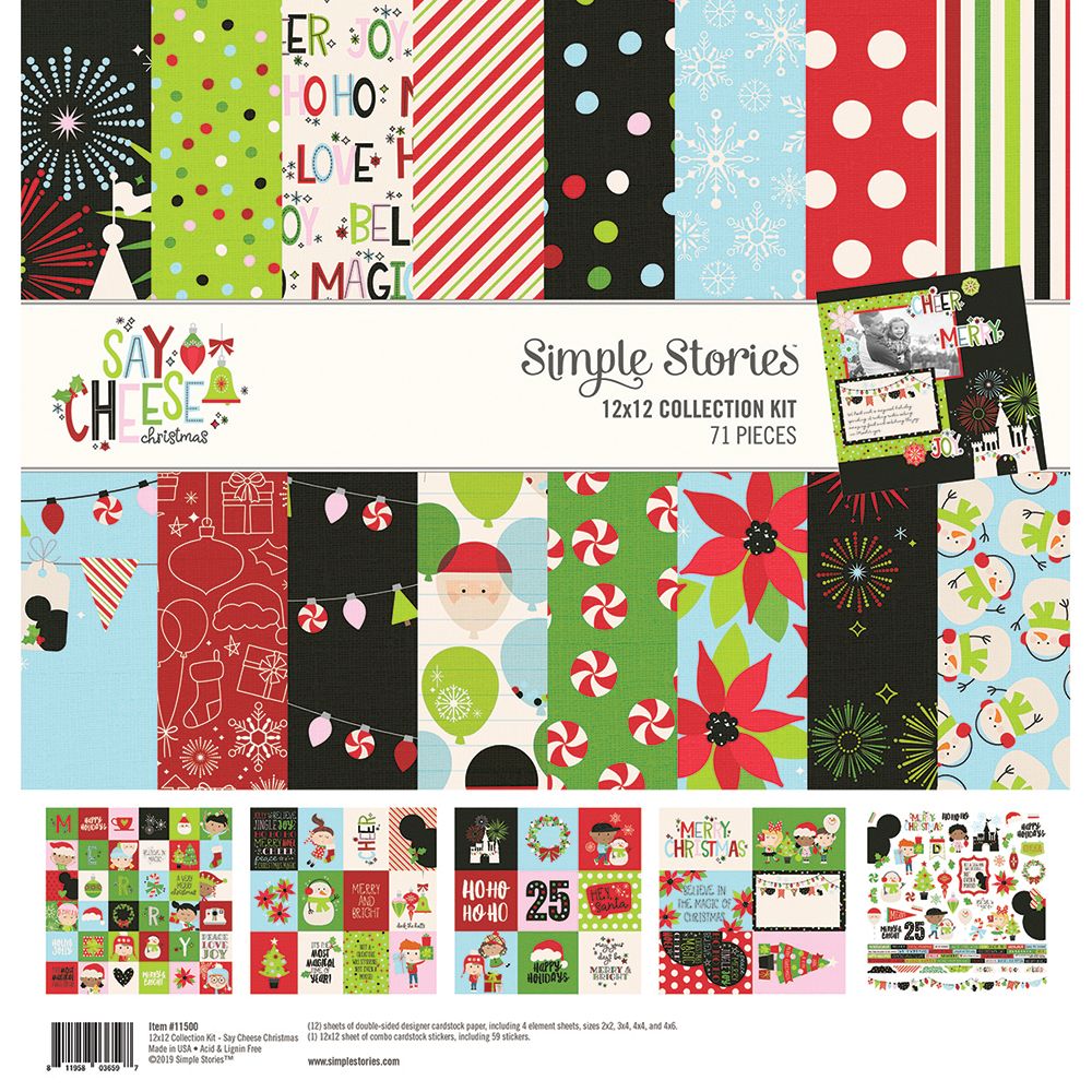 Simple Stories Say Cheese II Collection 12 X 12 Paper Kit