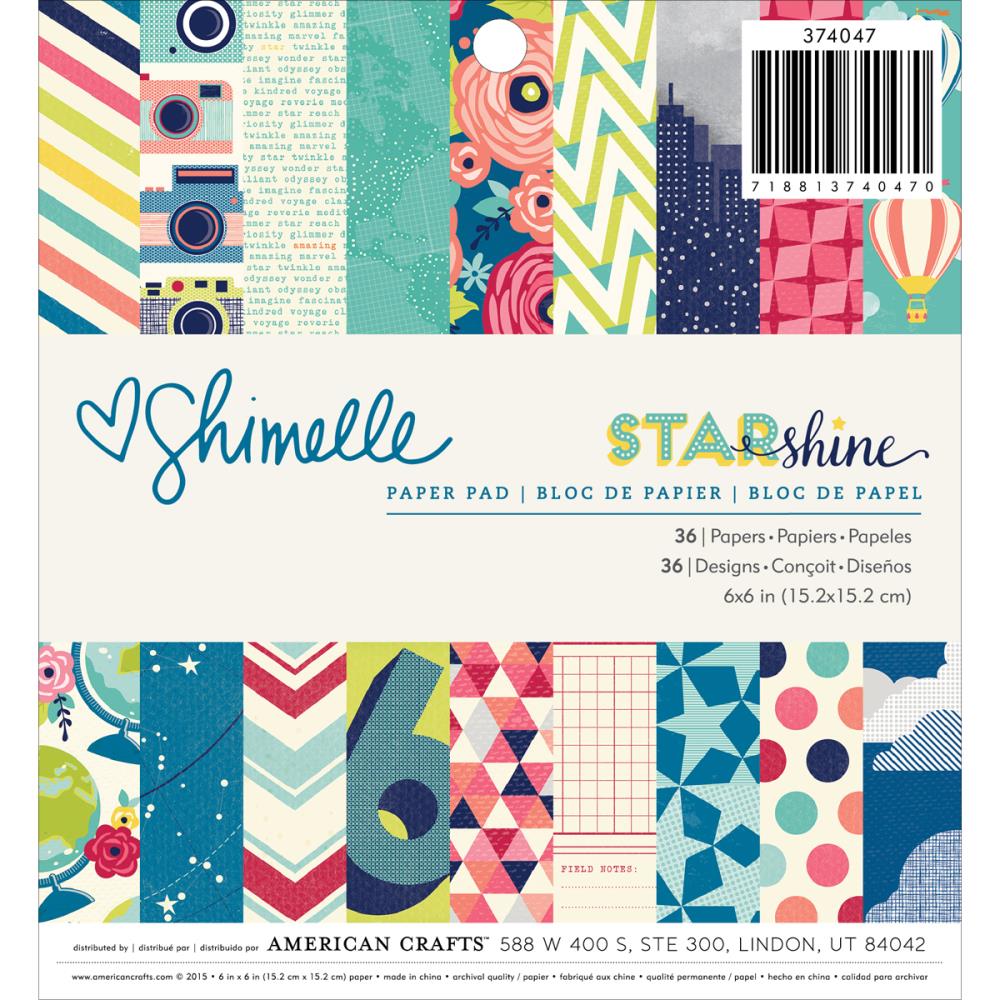 American Crafts Star Shimelle Paper Pad American Crafts Star Shimelle Paper Pad