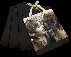 black rectangle tag pocket