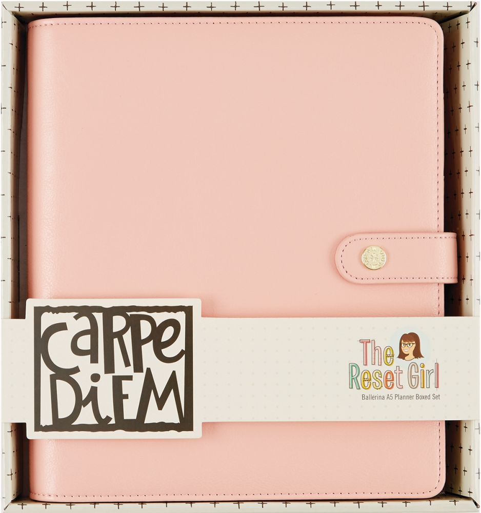 Simple Stories Carpe Diem Collection The Reset Girl A5 Planner Boxed Set 