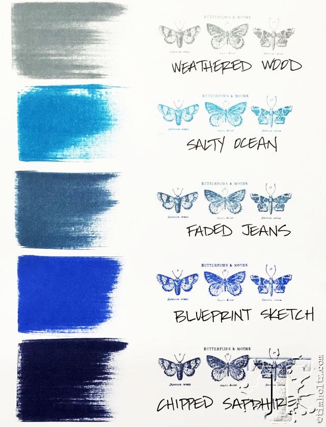 Blue Distress Ink Marker Mermaid Lagoon Tim Holtz