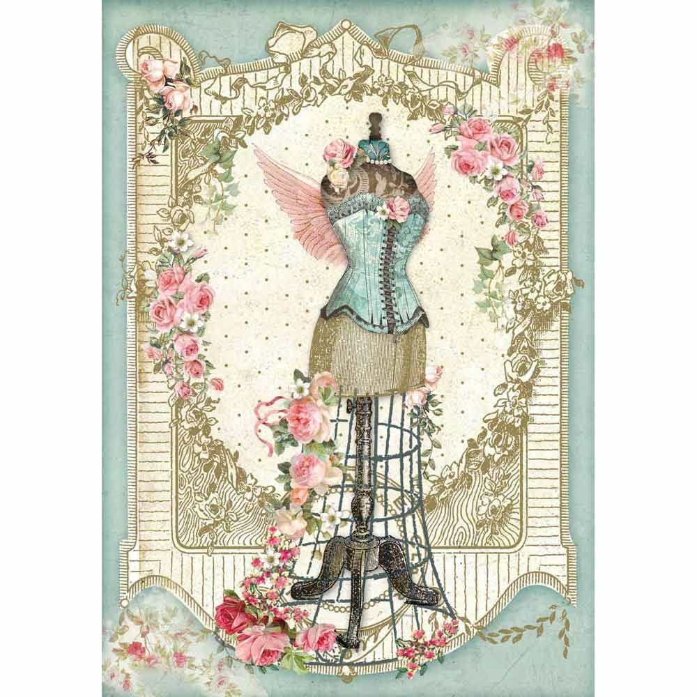 SCRAPBOOKING FASHION DECOUPAGE SHEETS RICE DECOUPAGE PAPER
