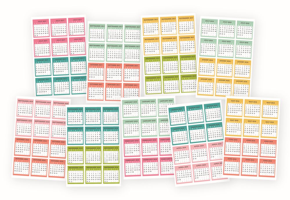 SIMPLE STORIES Carpe Diem - Planner Essentials Carpe Diem Mini Monthly