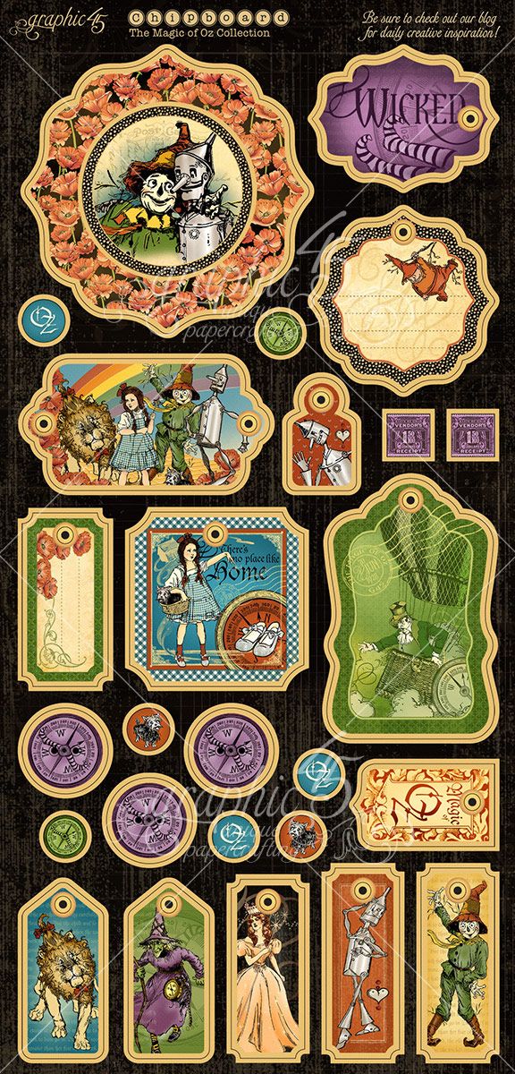 Download Graphic 45 Magic of Oz Deluxe Collector''s Editionfor Scrapbooks, Cards, & Crafting